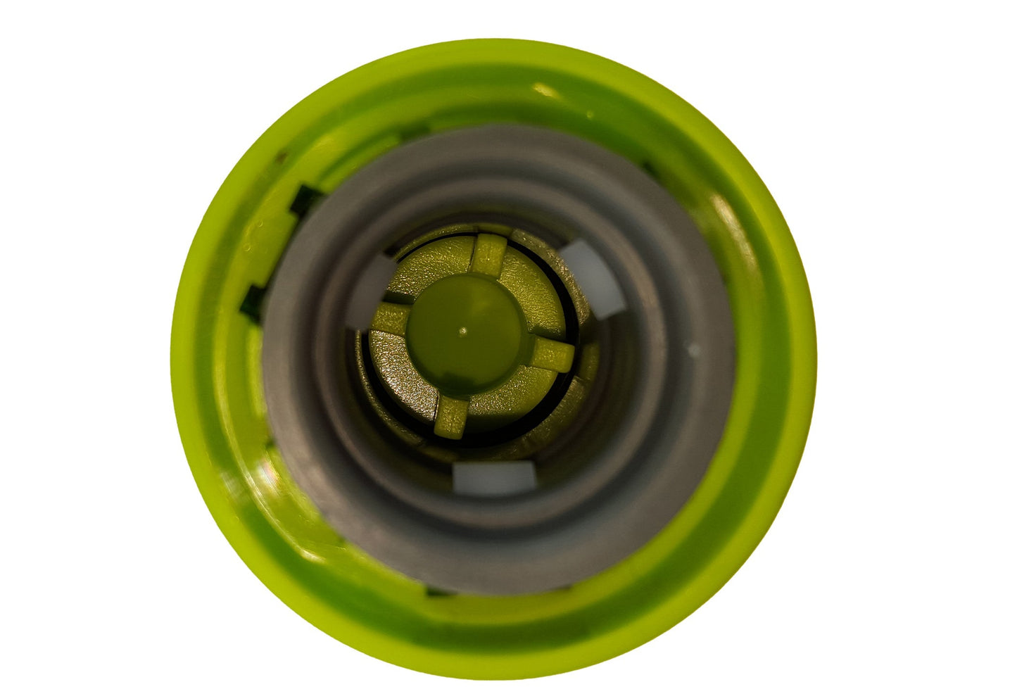 Female Hose Connector With Stop, 1/2in or 5/8in Hose, Lime for Hose Pipe Fitting