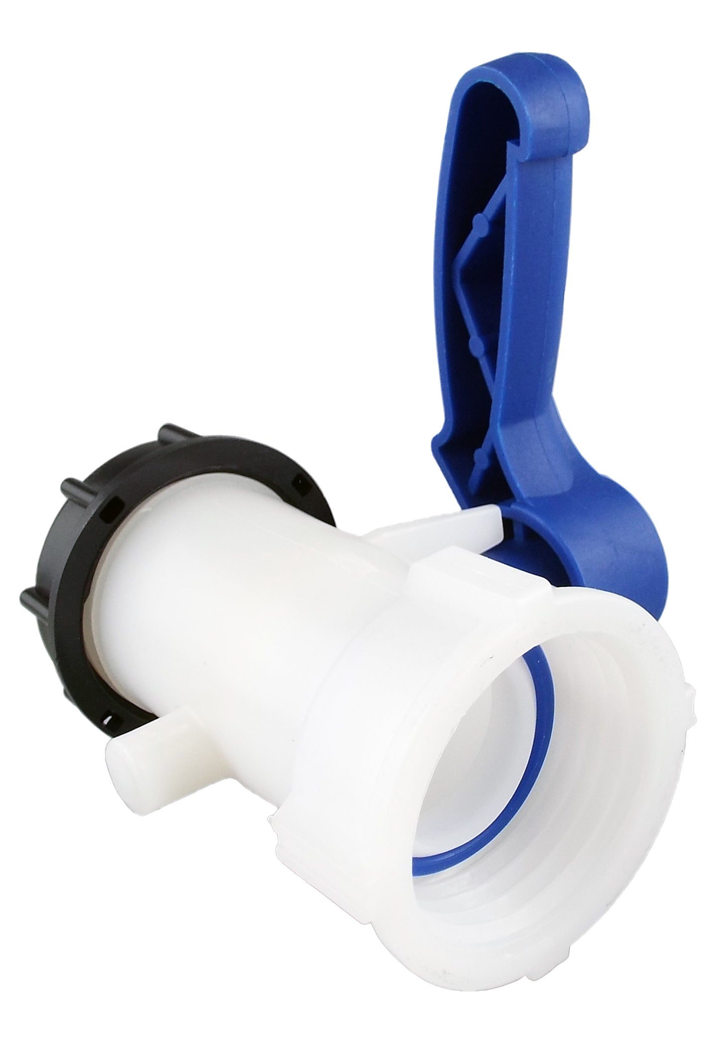IBC Tank Valve 75mm Inlet - S60X6 Outlet with Cap for Pipe and Water Fitting