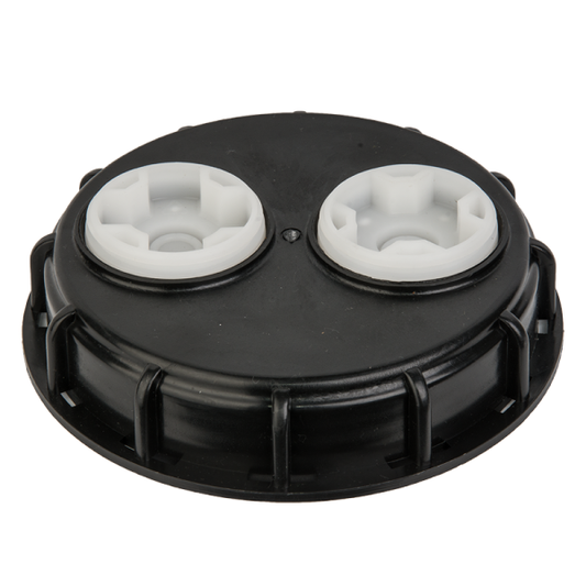 IBC Tank Lid 150mm with 2 Vents Pipe and Water Fitting Garden Water Connector