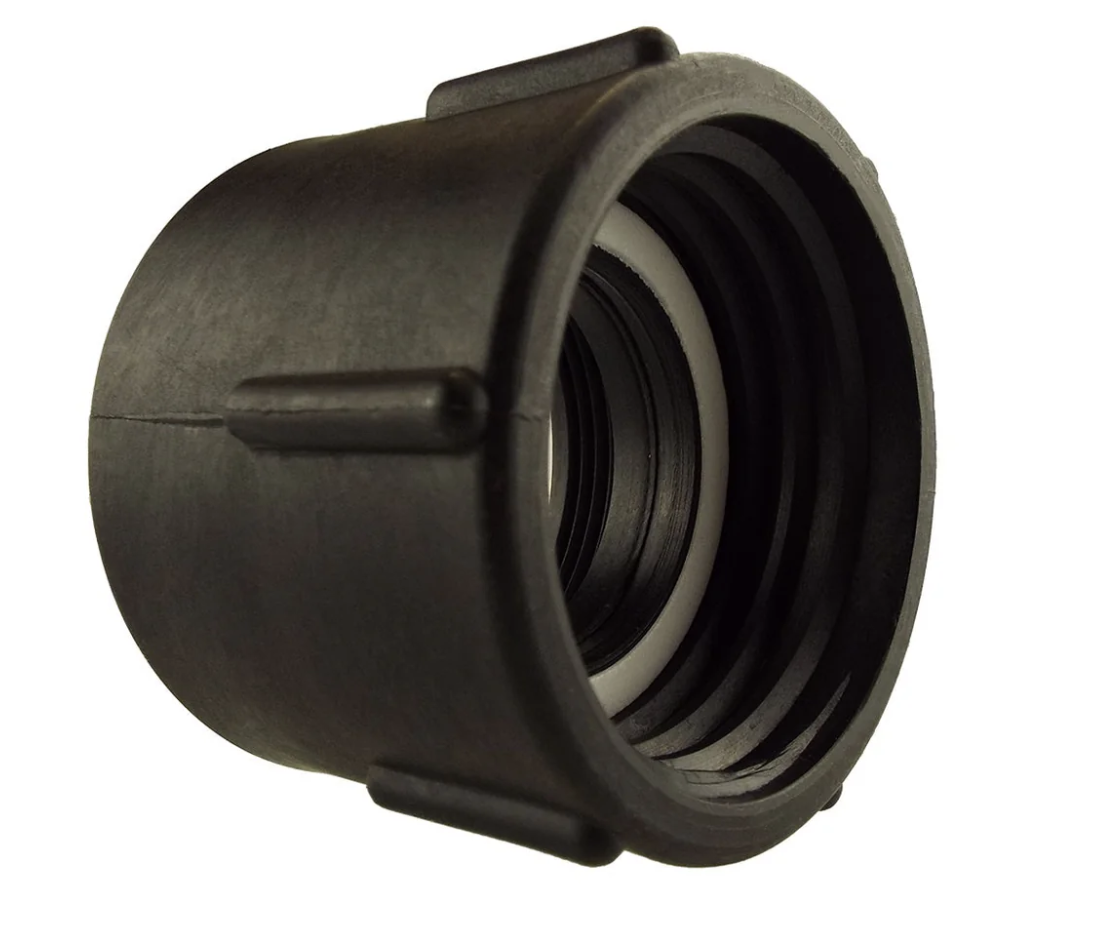 IBC 2 S60X6 Cap with 50mm MDPE Tee Drip Irrigation Fitting Garden Irrigation Kit