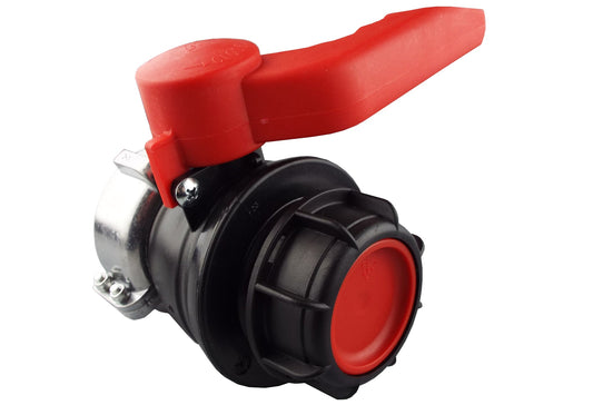 IBC Tank Valve 75mm Inlet to S60X6 - EPDM Water Connector Pipe and Water Fitting