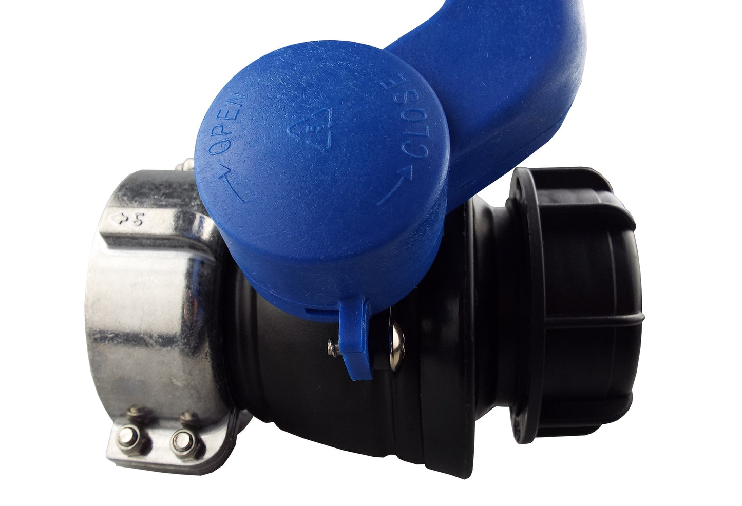 IBC Tank Valve 75mm Inlet to S60X6 - FKM Water Connector Pipe and Water Fitting