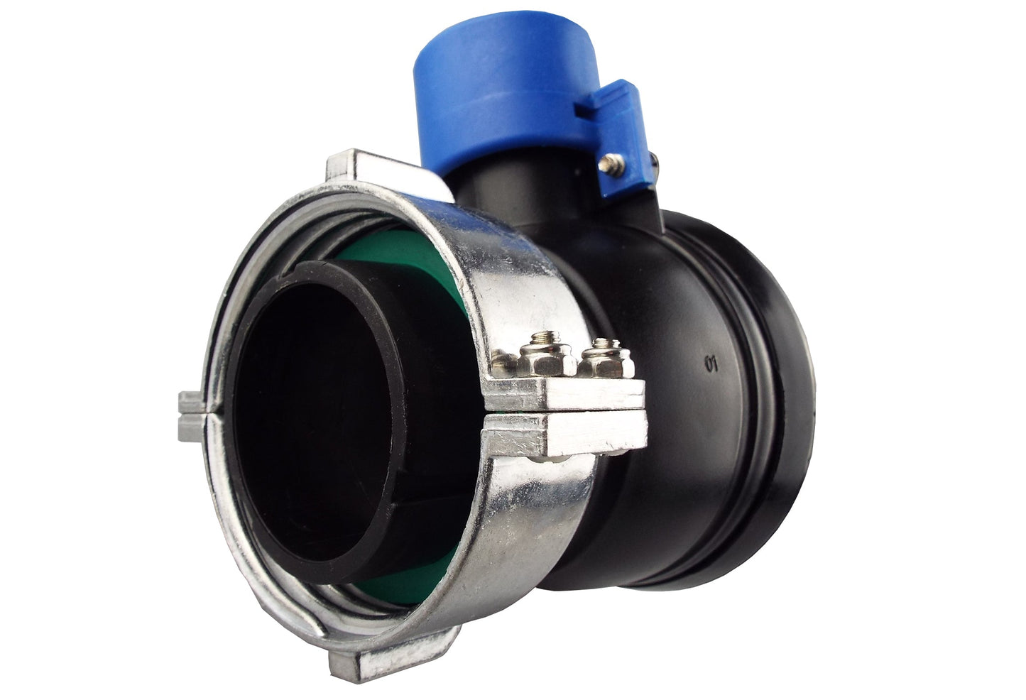 IBC Tank Valve 75mm Inlet to S60X6 - FKM Water Connector Pipe and Water Fitting