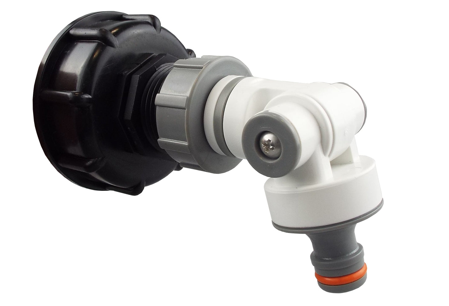 IBC 2 S60X6 Cap with Adjustable Tap Connector WL Hose Connector Set Tap Adapter