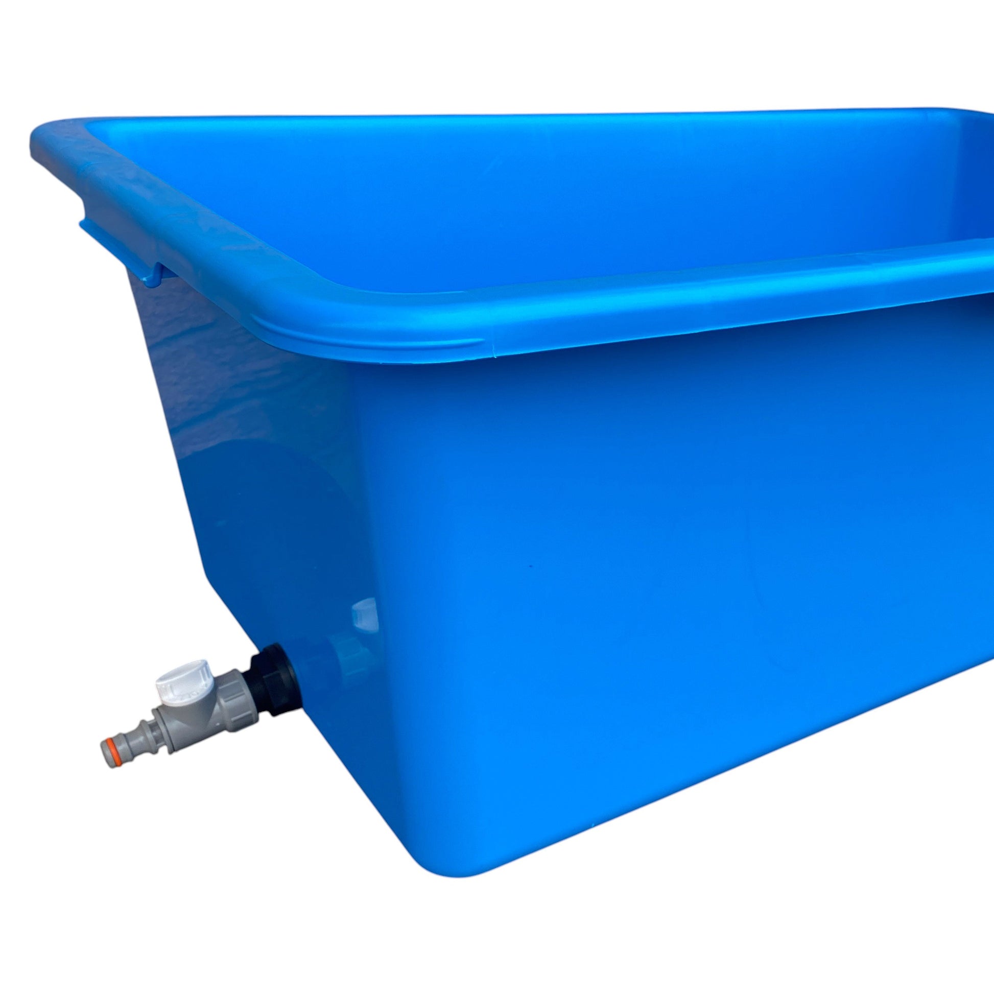 AP Supplies Blue Dog Bath with Drain Valve (WL)