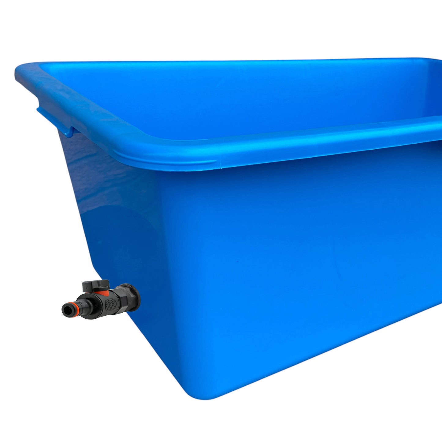 AP Supplies Blue Dog Bath with Drain Valve (Black)