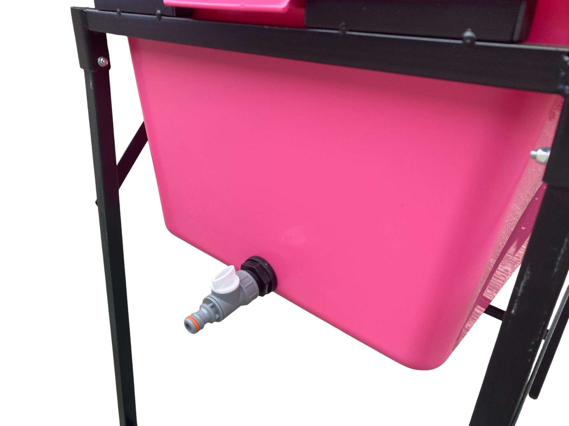 AP Supplies Pink Dog Bath with Drain Valve (WL) and Stand