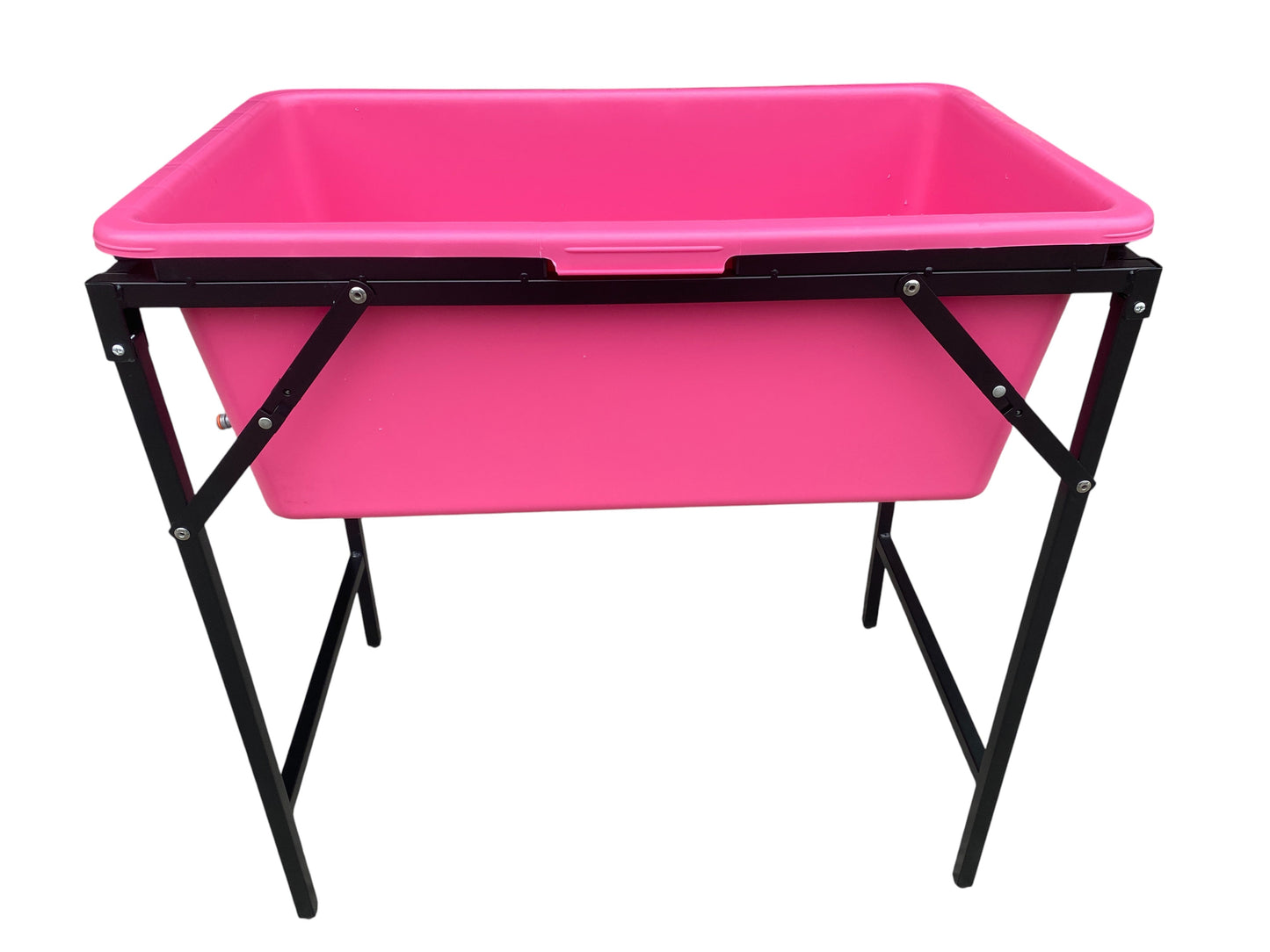 AP Supplies Pink Dog Bath with Drain Valve (WL) and Stand