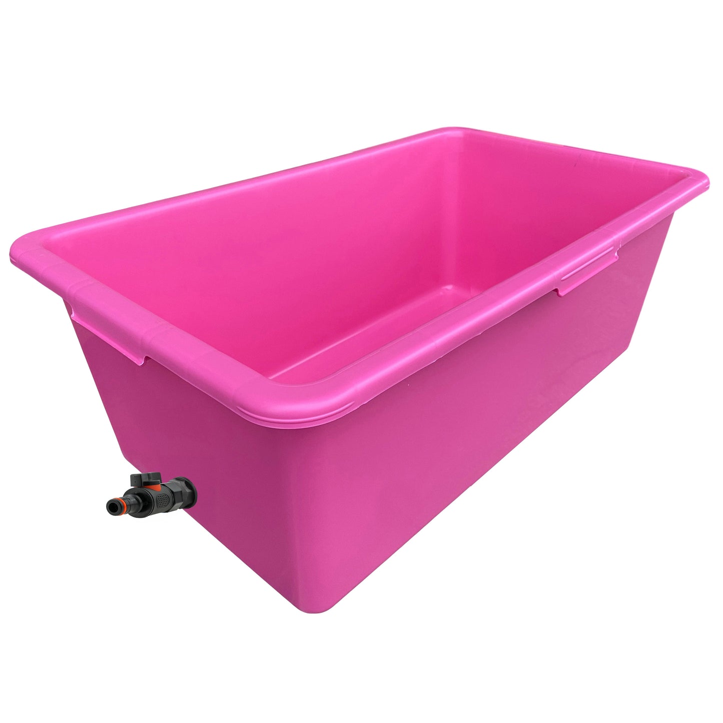 AP Supplies Pink Dog Bath with Drain Valve (Black)