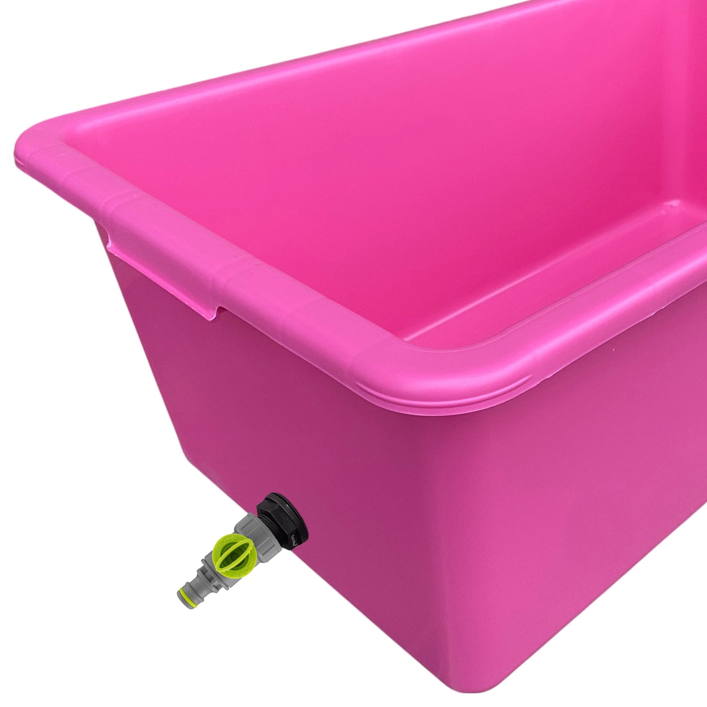 AP Supplies Pink Dog Bath with Drain Valve (Lime)