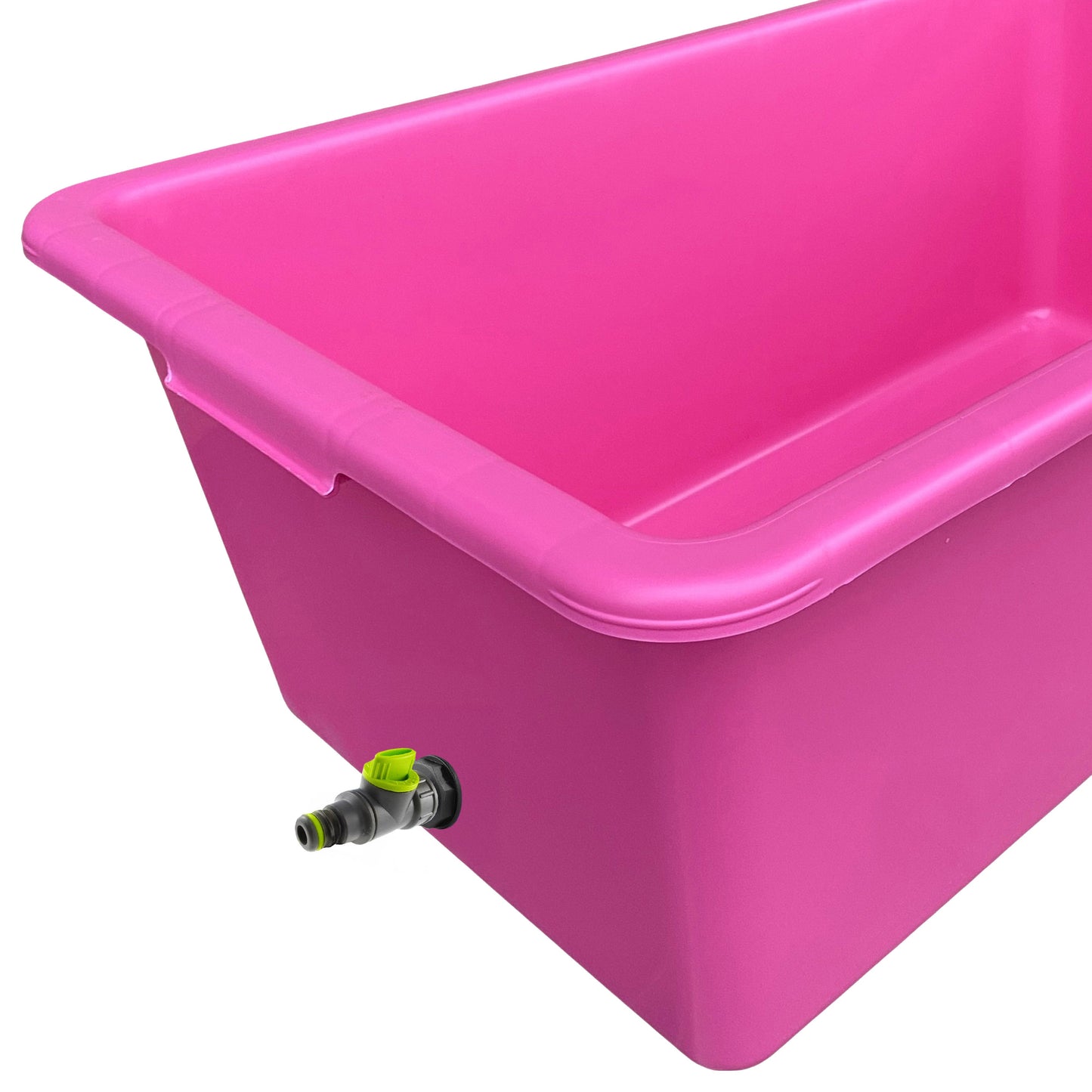 AP Supplies Pink Dog Bath with Drain Valve (Lime)