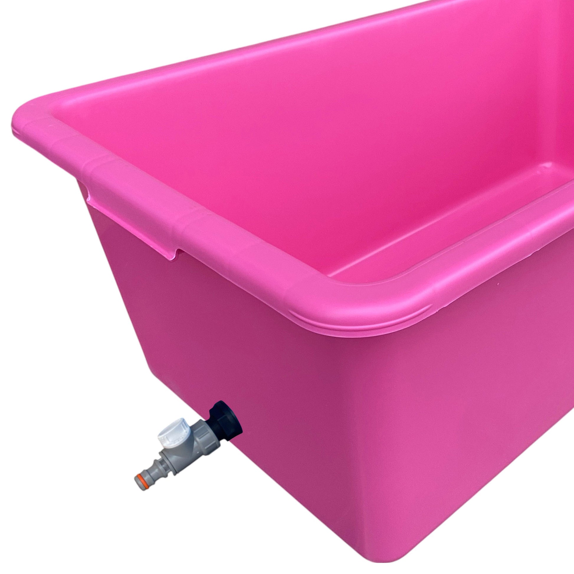 AP Supplies Pink Dog Bath with Drain Valve (WL)