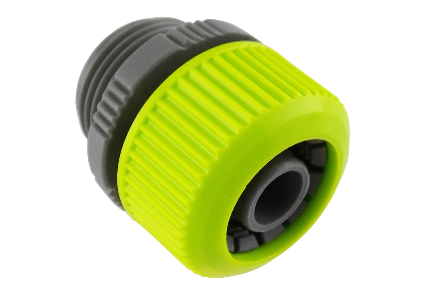 Hose Mender Lime 1/2in with 3/4in BSPM Thread Garden Hose Pipe Hose Pipe Fitting