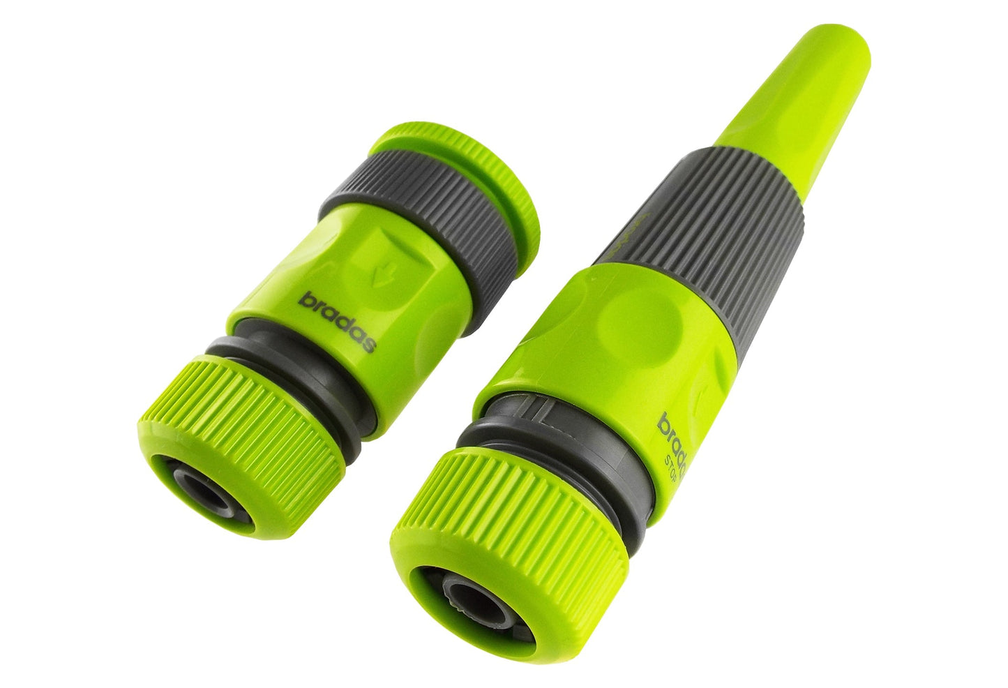 Hose Connectors Set With Nozzle Lime Outdoor Watering Kit Pipe and Water Fitting
