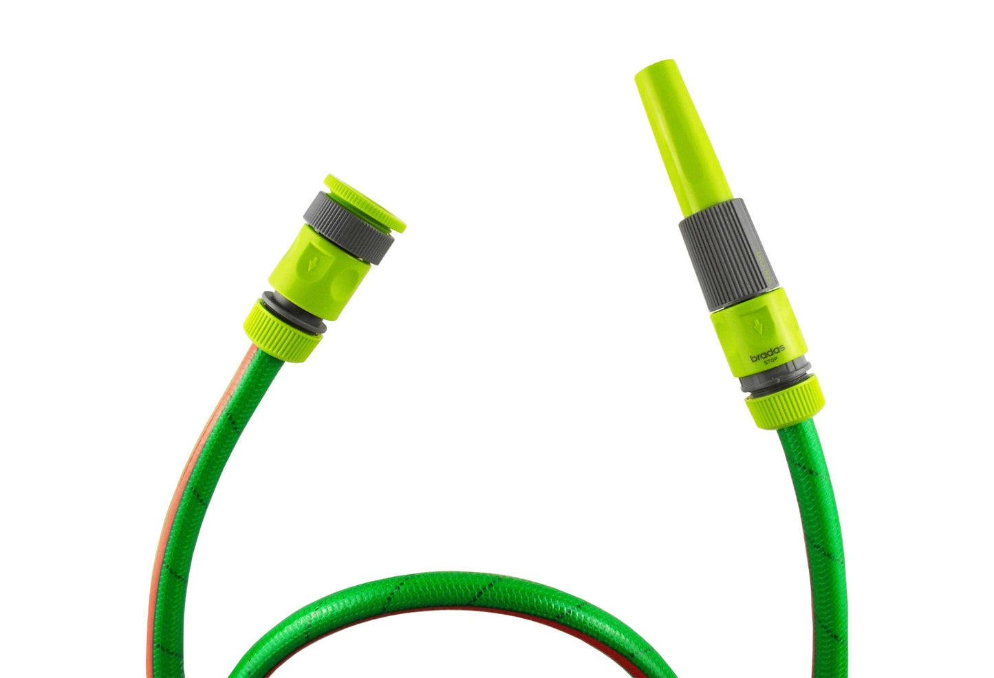 Hose Connectors Set With Nozzle Lime Outdoor Watering Kit Pipe and Water Fitting