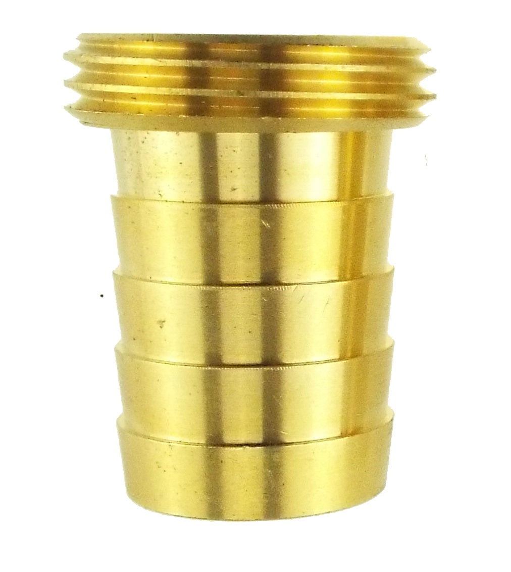 Brass Adaptor 3/4in BSPM - 13mm Pipe and Water Fitting Garden Water Connector
