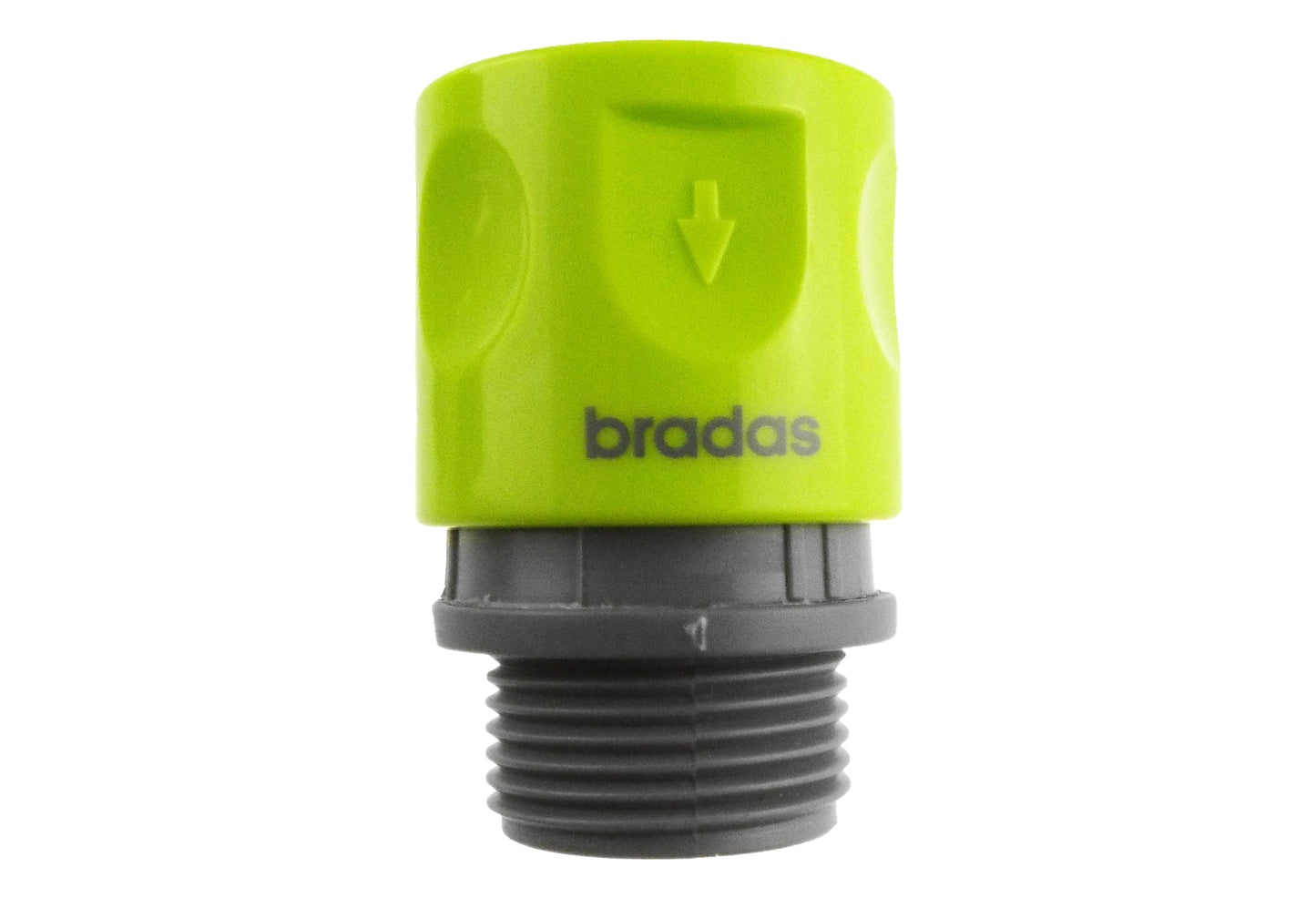 Female Hose Connector with 3/4in BSPM Thread Lime for Drip Irrigation Fitting