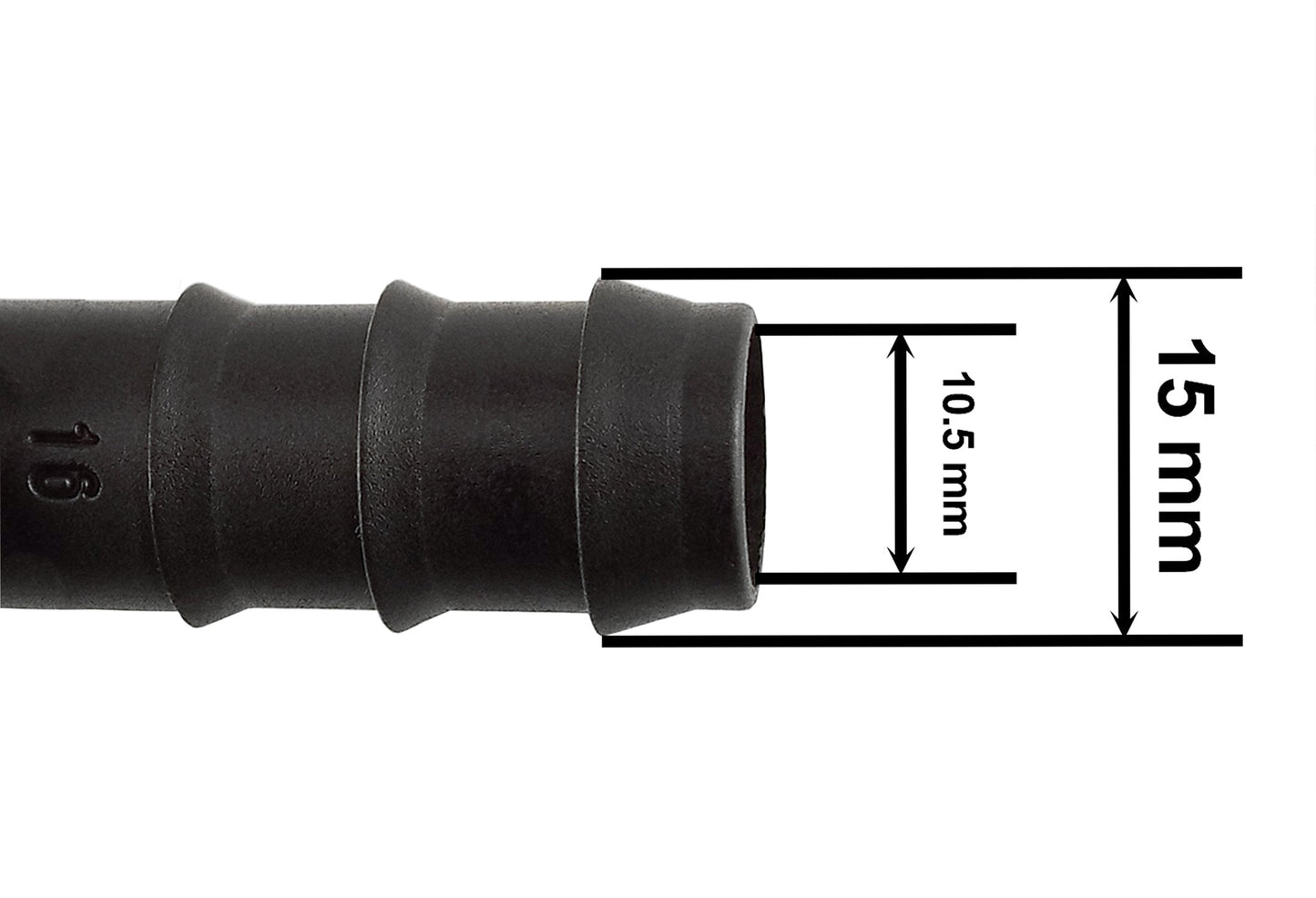Elbow for 1/2in Irrigation Pipe Drip Irrigation Fitting Garden Irrigation Kit