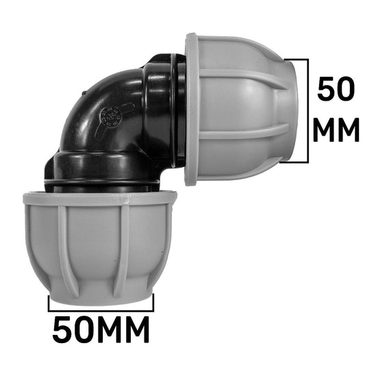 MDPE Elbow 50mm Drip Irrigation Fitting Pipe and Water Fitting