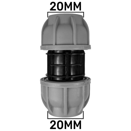 MDPE Straight Joiner 20mm Drip Irrigation Fitting Pipe and Water Fitting