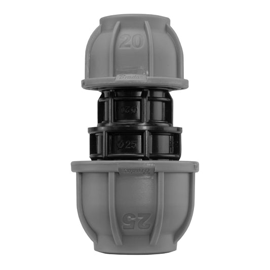 MDPE Straight Joiner Reducing 32mm - 20mm Hose Connector Set MDPE Pipe Connector
