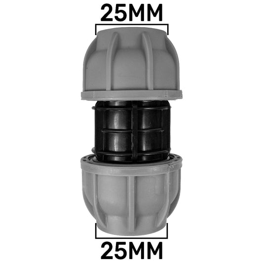MDPE Straight Joiner 25mm Drip Irrigation Fitting Pipe and Water Fitting