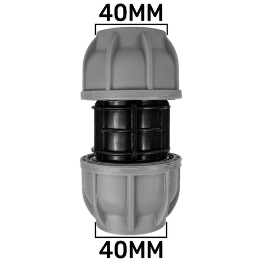 MDPE Straight Joiner 40mm Drip Irrigation Fitting Pipe and Water Fitting