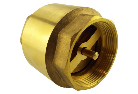 Brass Spring Check Valve 1.25in BSPF Brass Water Fitting Pipe and Water Fitting