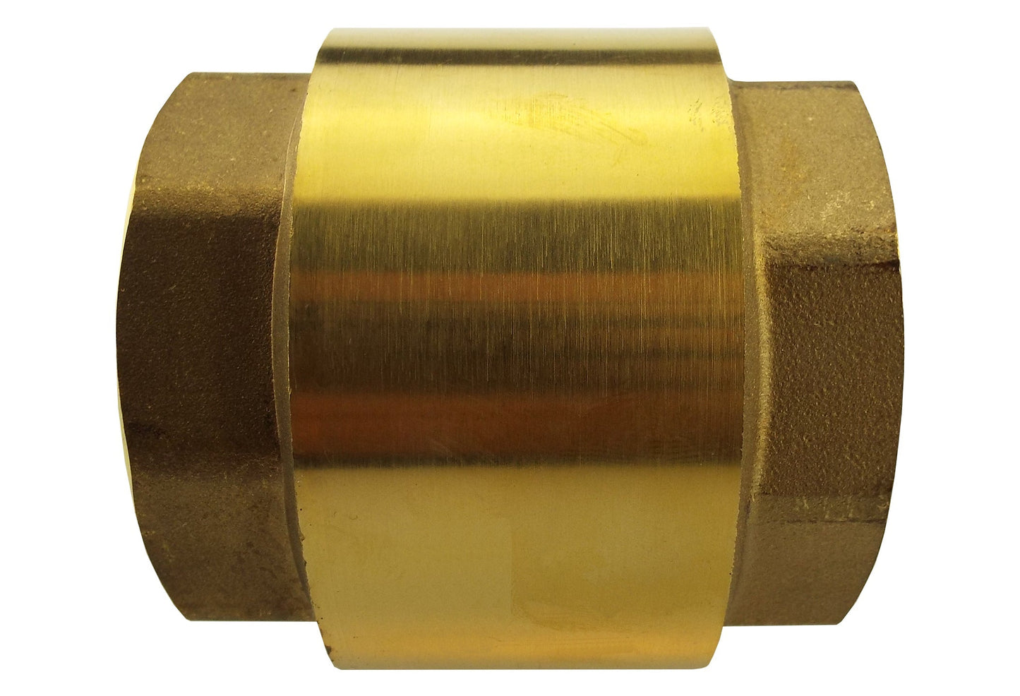 Brass Spring Check Valve 1in BSPF Pipe and Water Fitting Garden Water Connector
