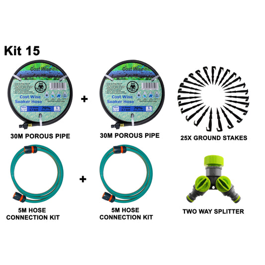 AP Supplies Porous Pipe Kit, POROUS-KIT15
