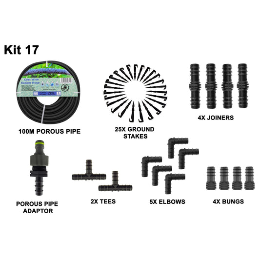 AP Supplies Porous Pipe Kit, POROUS-KIT17