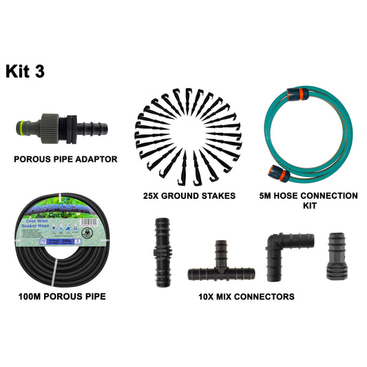 AP Supplies Porous Pipe Kit, POROUS-KIT3