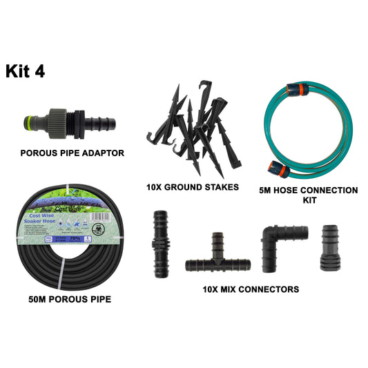 AP Supplies Porous Pipe Kit, POROUS-KIT4