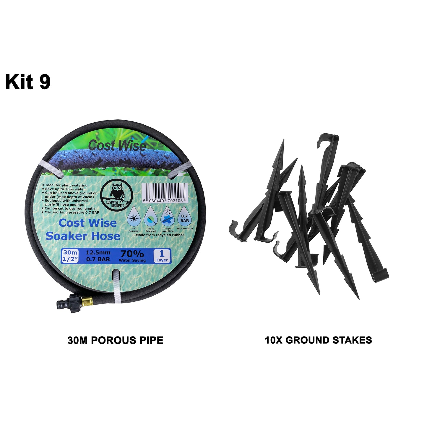 AP Supplies Porous Pipe Kit, POROUS-KIT9