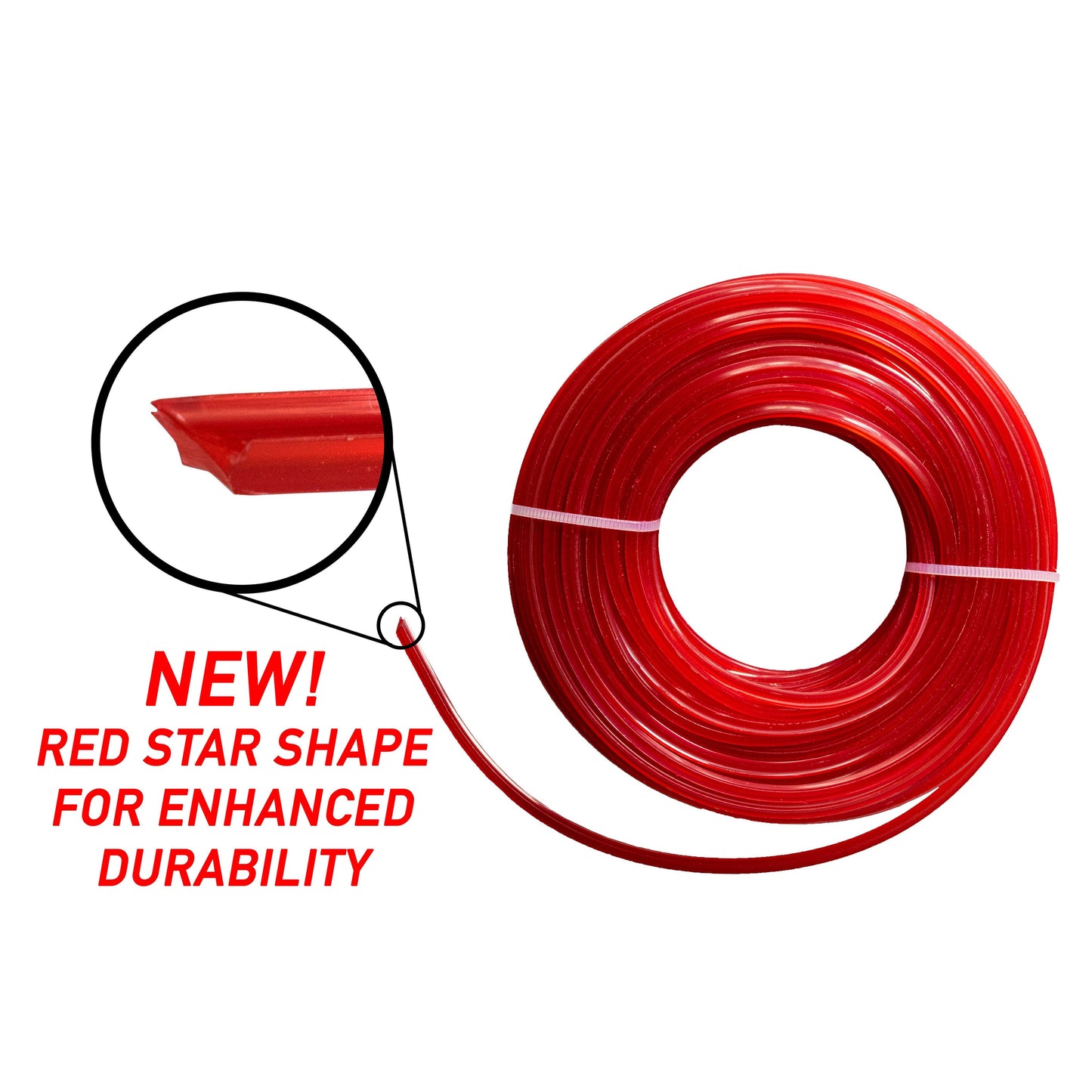 Strimmer Line Red Star 2mm x 15m DIY Tool Accessory Home and Garden Use