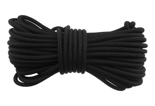 Bungee Rope Black 6mm - 10m, 20m, 30m DIY Workshop Accessory Waterproof Sheet