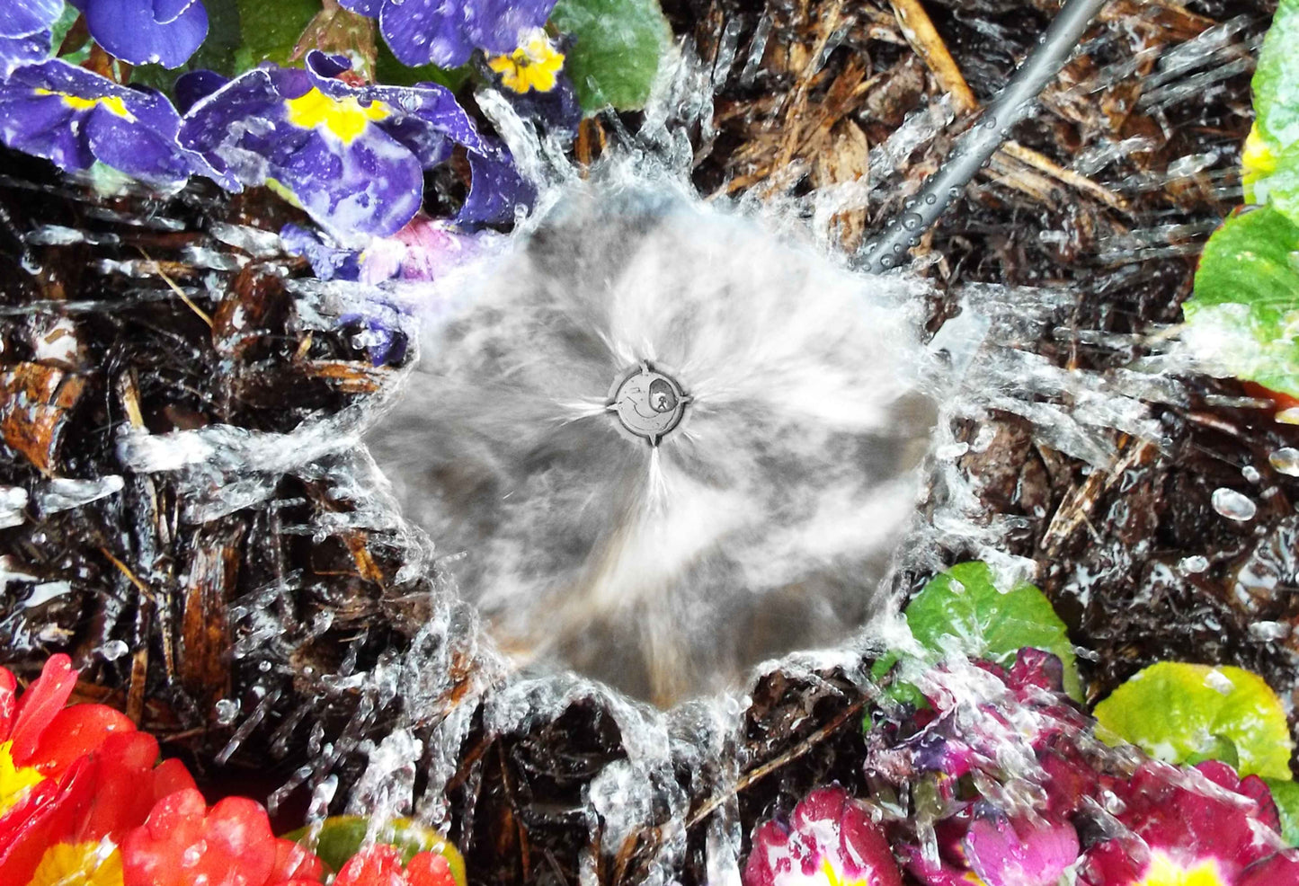Antelco Mini Bubbler 360 Degree Adjustable Flow Dripper for Outdoor Watering Kit