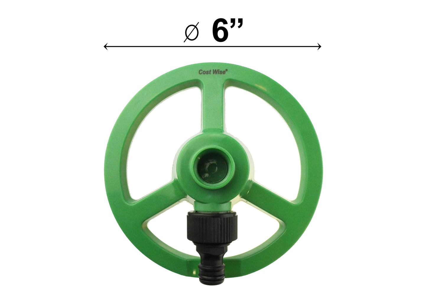 Cost Wise 3-Arm Revolving Sprinkler Outdoor Watering Kit Outdoor Hose Accessory