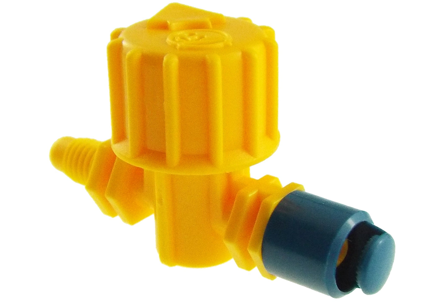 Antelco Vari-Jet 180 Degree Blue Cap Yellow Base Lawn Sprinkler Micro Irrigation