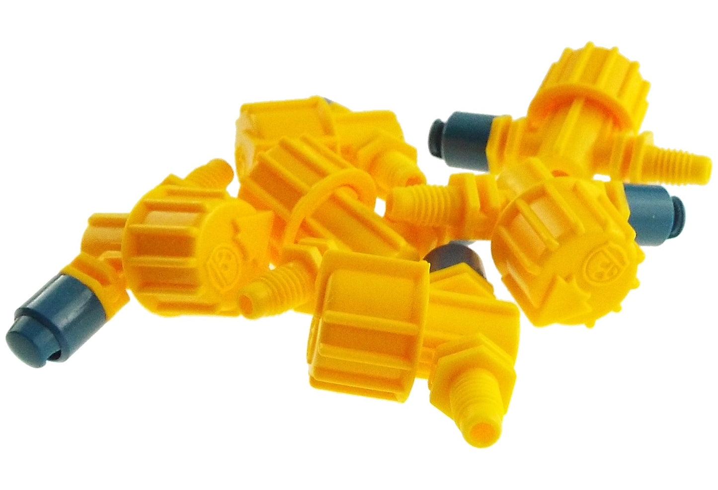 Antelco Vari-Jet 180 Degree Blue Cap Yellow Base Lawn Sprinkler Micro Irrigation