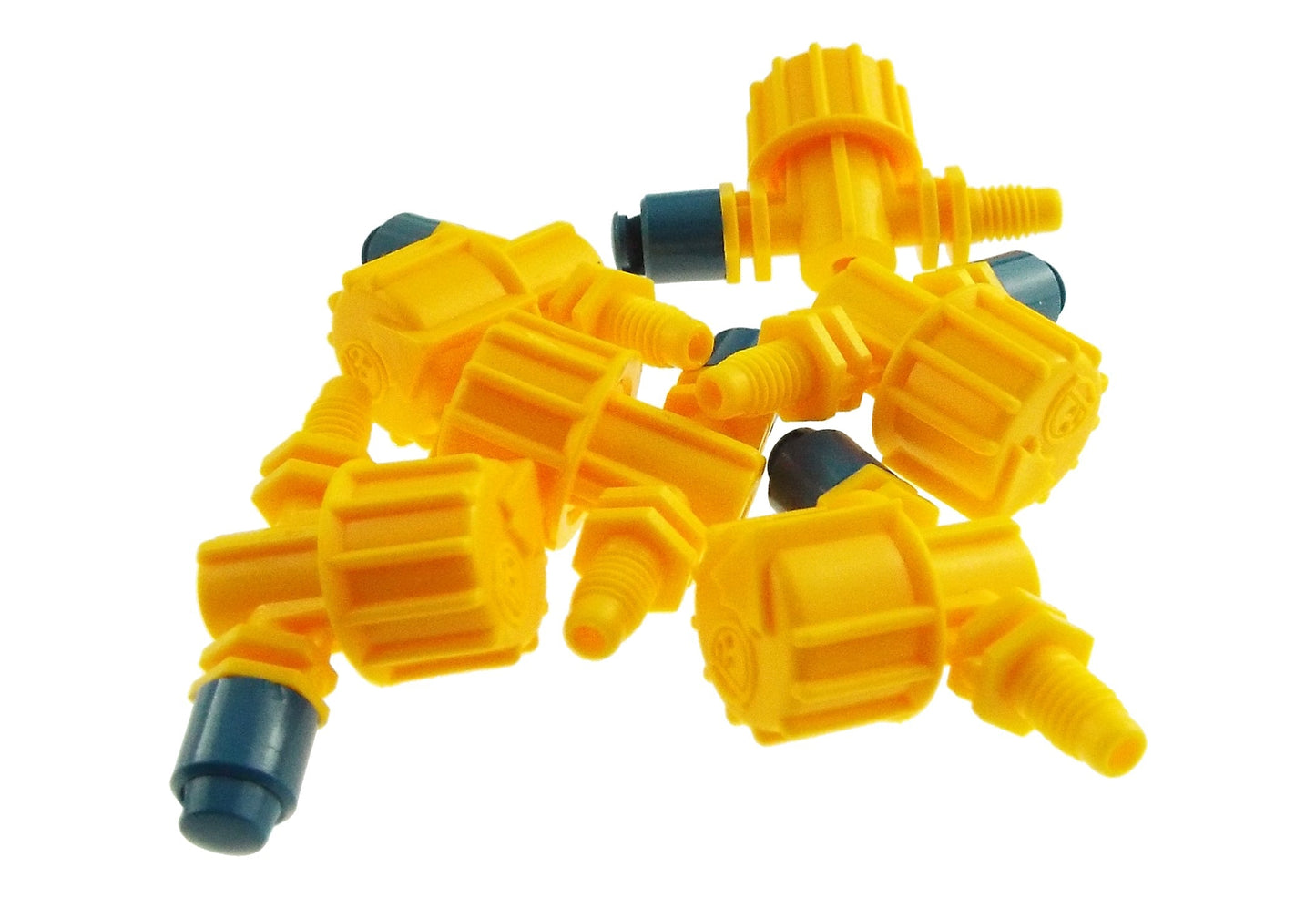 Antelco Vari-Jet 180 Degree Blue Cap Yellow Base Lawn Sprinkler Micro Irrigation