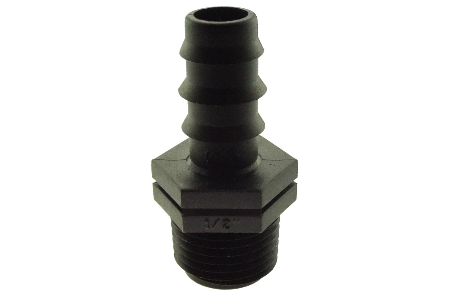 Joiner for 1/2in Irrigation Pipe with 3/4in BSPM Thread for Outdoor Watering Kit