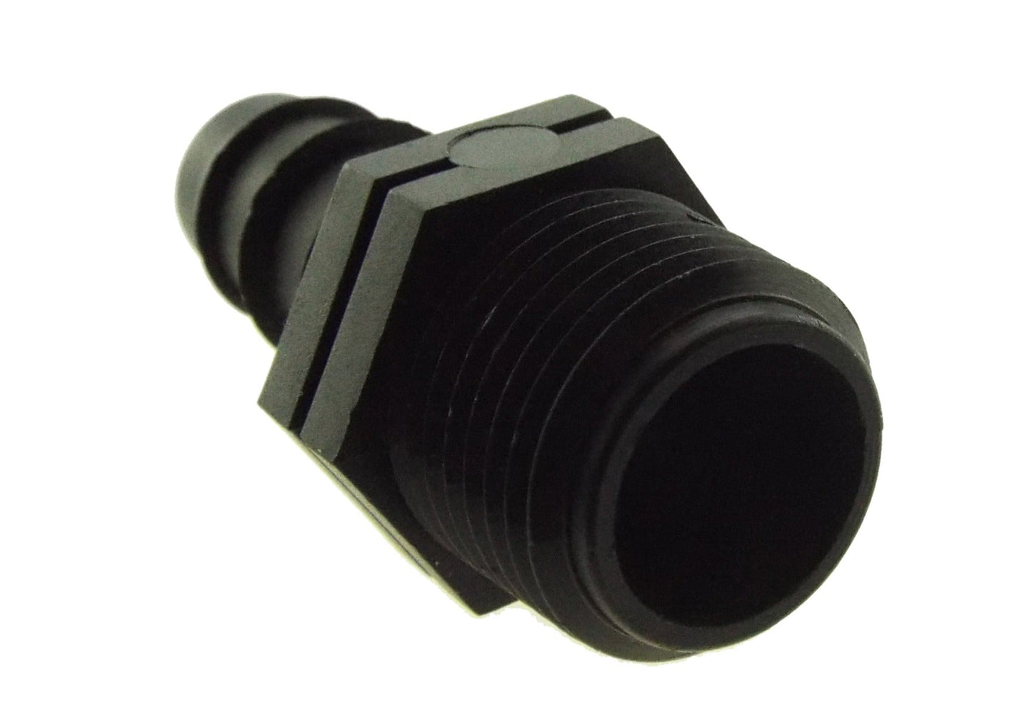 Joiner for 1/2in Irrigation Pipe with 3/4in BSPM Thread for Outdoor Watering Kit