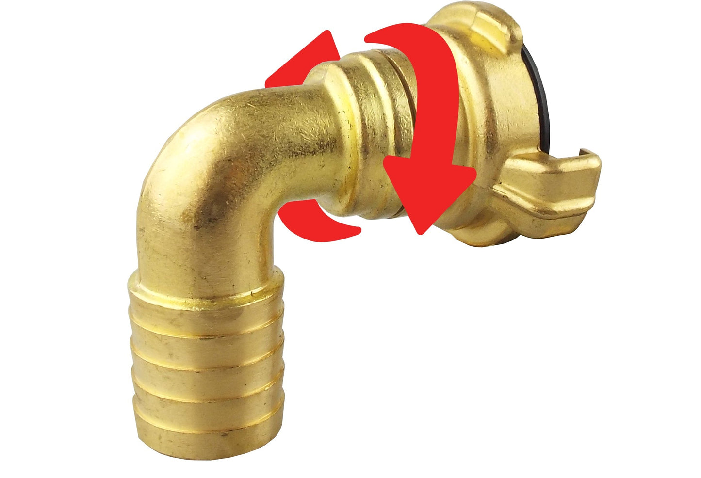 Claw Brass - Swivel Elbow 3/4in Hose Brass Water Fitting Drip Irrigation Fitting