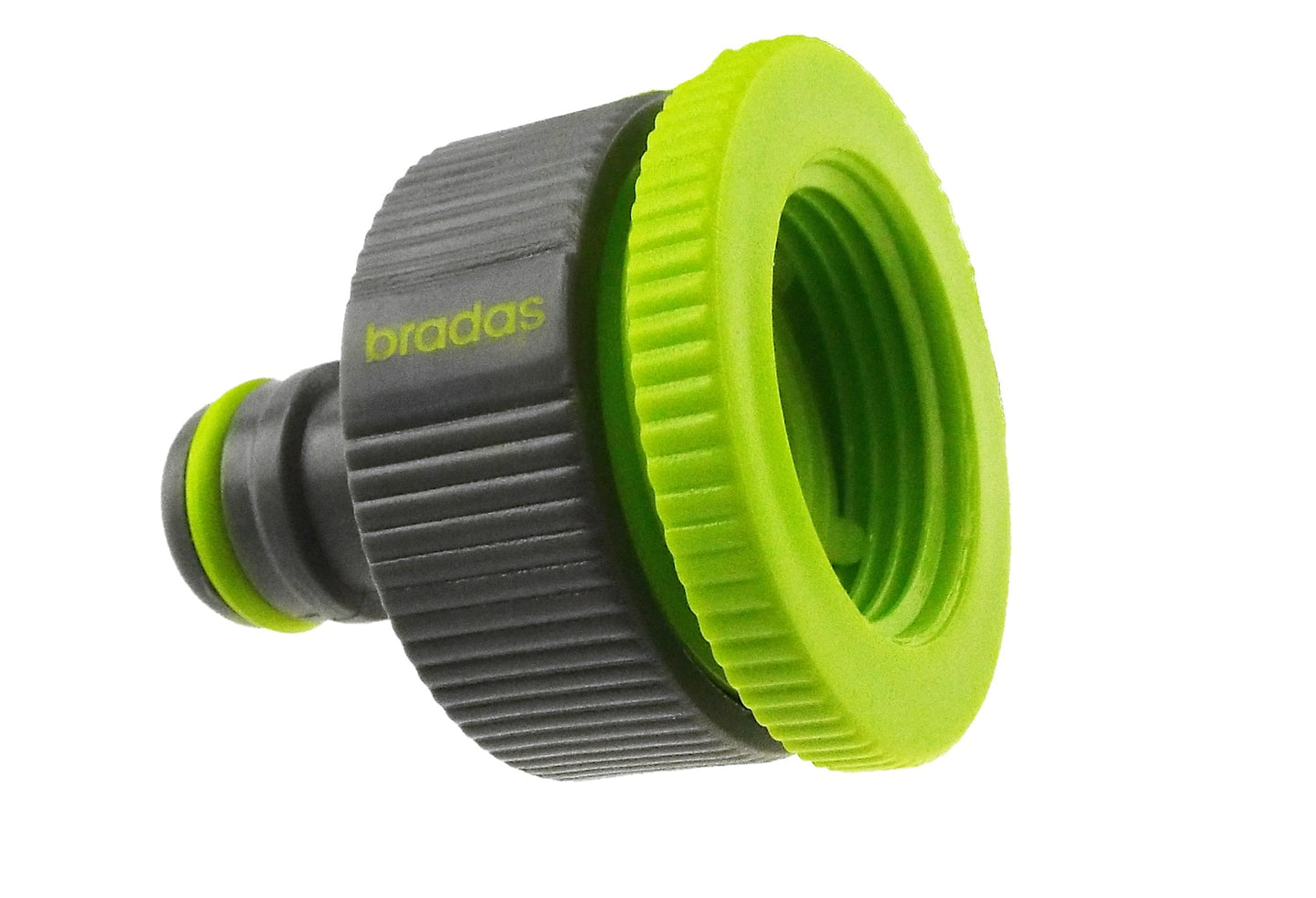 Female Tap Connector 1in - 3/4in BSPF Lime Garden Hose Pipe Outdoor Watering Kit