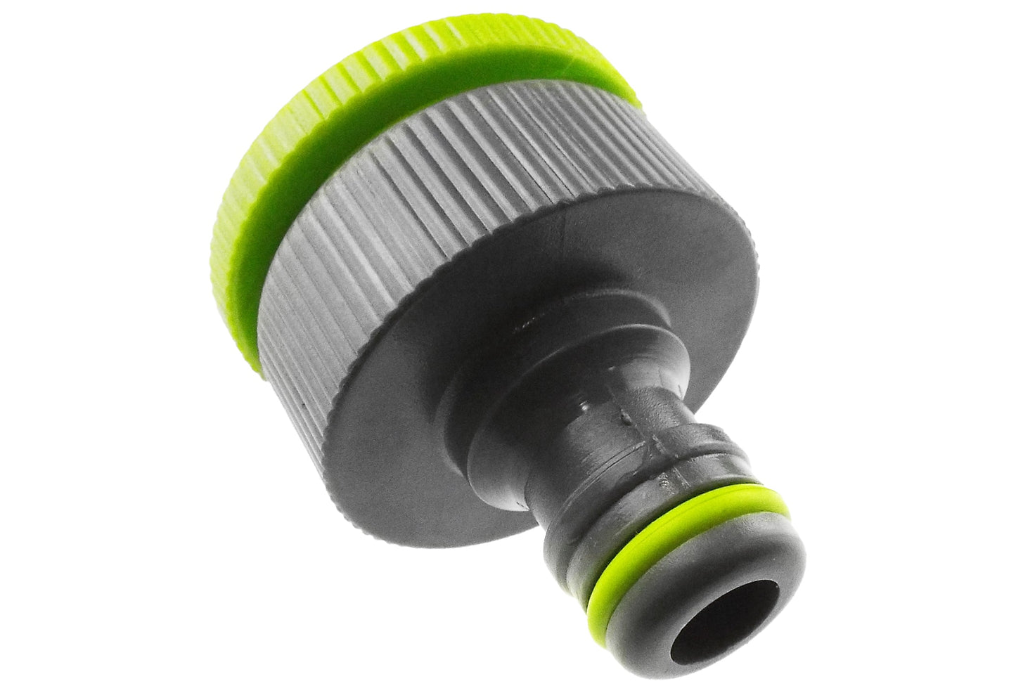 Female Tap Connector 3/4in - 1/2in BSPF Lime Garden Hose Pipe Hose Connector Set