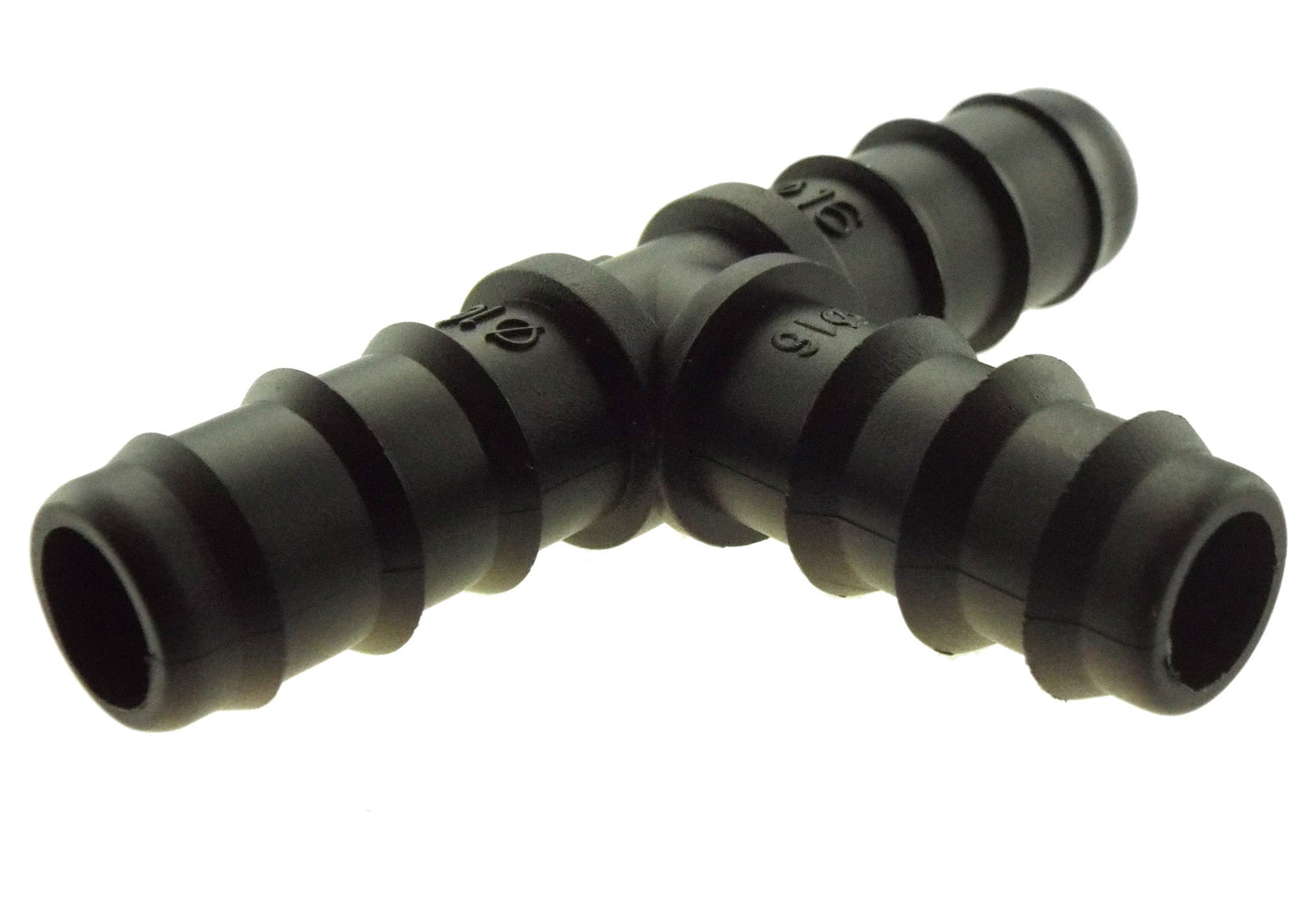 Tee for 1/2in Irrigation Pipe Drip Irrigation Fitting DIY Workshop Accessory