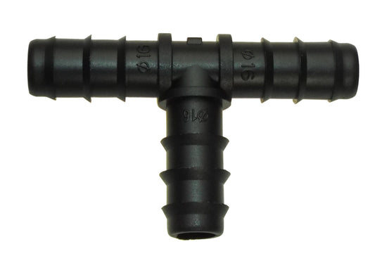 Tee for 1/2in Irrigation Pipe Drip Irrigation Fitting DIY Workshop Accessory