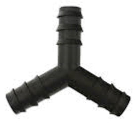 Tee Y for 1/2in Irrigation Pipe Drip Irrigation Fitting Garden Irrigation Kit