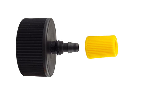 Tap Connector 3/4in BSPF - 4mm Micro Tube Black Yellow for Micro Watering System